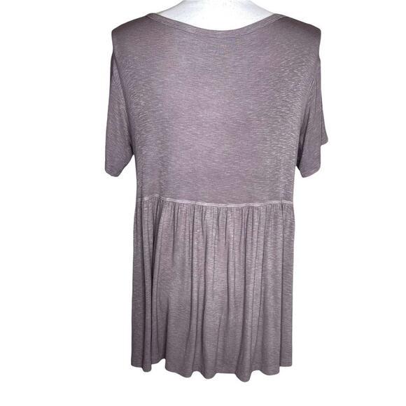 NWT American Eagle Lace Up Top baby doll peplum women's XS - Picture 2 of 8